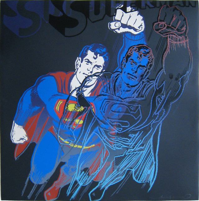 Andy Warhol Superman with Diamond-Dust